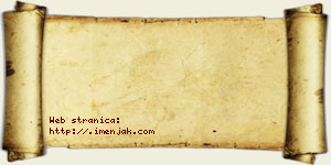 Jovana Bulajić vizit kartica